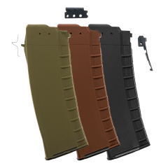 Bulgarian AK-74 5.56x45mm 30-Round Reinforced Steel Lug Polymer Magazine
