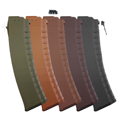 Bulgarian AK-74 5.56x45mm 45-Round Reinforced Steel Lug Polymer Magazine