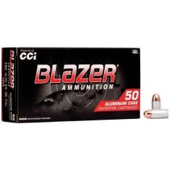 CCI Blazer .380 ACP Ammo 95gr TMJ 50-Round Box