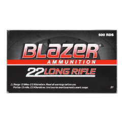 CCI Blazer High Velocity .22 LR Ammo 40gr LRN 500 Rounds