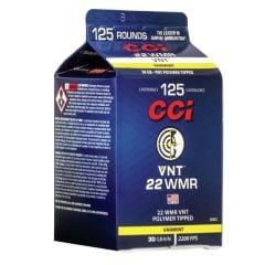 CCI VNT .22 WMR Ammo 30gr VNT 125 Rounds