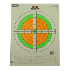 Champion Orange / Green Bullseye Scorekeeper 100-Yard Small Bore Rifle Sight-In Target 12-Pack