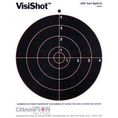 Champion VisiShot 8" Bullseye Target 10-Pack