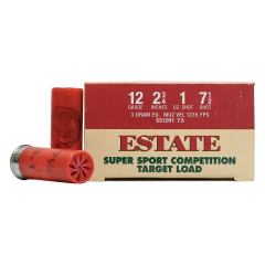 Estate Cartridge Company Super Sport Competition Target 2.75" 12 Gauge Ammo 1oz #7.5 Shot 25 Shells