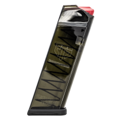 ETS 10mm 15-Round Carbon Smoke Magazine for Glock 20 Pistols