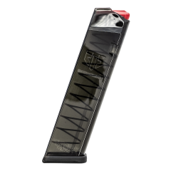 ETS 10mm 20-Round Extended Carbon Smoke Magazine for Glock 20 Pistols