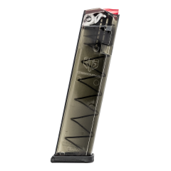 ETS Competition 9mm 22-Round 140mm Carbon Smoke Magazine for Glock Pistols