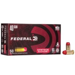 Federal Syntech .40 S&W Ammo 165gr TSJFN 50 Rounds