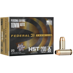 Federal Personal Defense HST 10mm Auto 200gr JHP 20 Rounds