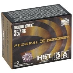 Federal Premium HST .357 Sig Ammo 125gr JHP 20 Rounds