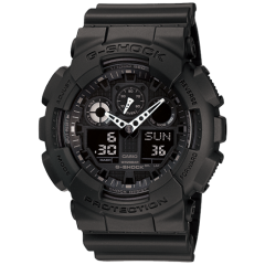 G-Shock Digital GA100-1A1 Wristwatch — Black