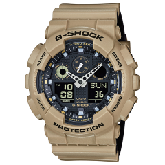G-Shock Digital GA100L-8A Wristwatch — Tan