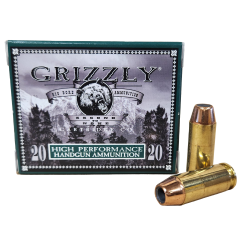 Grizzly Cartridge Company 10mm Auto Ammo 180gr JHP 20 Rounds