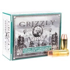 Grizzly Cartridge Company 10mm Auto Ammo 200gr FMJ-FP 20 Rounds