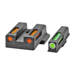 Hi Viz Lightwave H3 Tritium / Litepipe Night Sight Set for Smith & Wesson M&P 380 Shield EZ