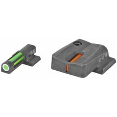 Hi Viz LiteWave H3 Express Tritium / Litepipe Night Sight Set for Smith & Wesson Shield