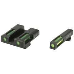 Hi Viz LiteWave H3 Tritium / Litepipe Night Sight Set for Small Frame Glock Pistols