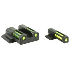 Hi Viz LiteWave H3 Tritium / Litepipe Night Sight Set for Smith & Wesson Shield
