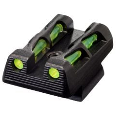 Hi Viz Litewave Rear Sight for CZ 75, 85, P-01 with Interchangeable Litepipes