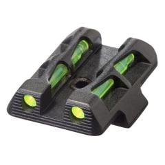 Hi Viz LiteWave Rear Sight with Interchangeable Litepipes for Glock 42, 43, 43X, 48