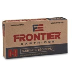 Hornady Frontier Cartridge 5.56x45mm NATO Ammo 62gr FMJ 150 Rounds