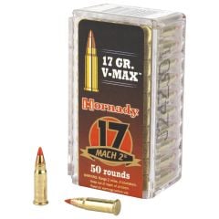 Hornady Varmint Express 17 Mach 2 17gr V-Max Ammo 50 Rounds