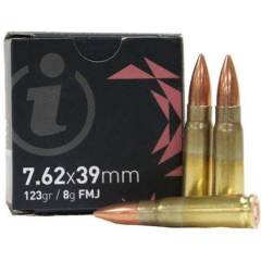 Igman 7.62x39mm Ammo 123gr FMJ 15 Rounds