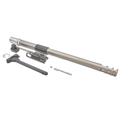 JP Enterprises Supermatch AR-15 5.5" to 16.5" .22LR 1:16 Machine Finish Stainless Steel / Aluminum Shroud Barrel with Conversion Components