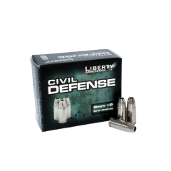 Liberty Ammunition Civil Defense 9mm +P Ammo 50gr HP 20 Rounds