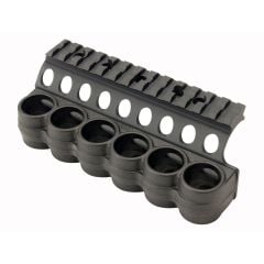 Mesa Tactical SureShell 6-Shot Side Saddle with 5 1/2" Picatinny Rail for Benelli M4