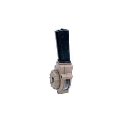 ProMag FN Five-seveN IOM / USG 5.7x28mm 55-Round Drum Magazine - Flat Dark Earth