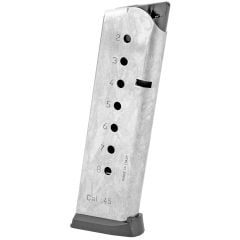 Springfield Armory 1911 45 ACP 8Round Stainless Steel Magazine