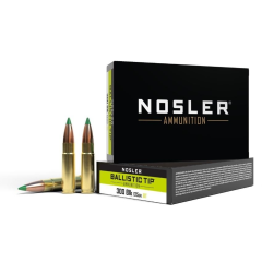 Nosler Ballistic Tip Varmint .300 Blackout Ammo 125gr BT 20 Rounds
