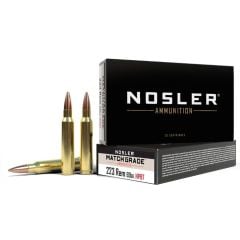 Nosler Match Grade 223 Remington Ammo 69gr HPBT 20 Rounds
