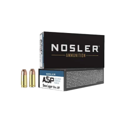 Nosler ASP 9mm Ammo 124gr JHP 50 Rounds