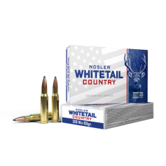 Nosler Whitetail Country .308 Winchester Ammo 165gr Solid Base Ammo 20 Rounds