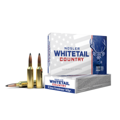 Nosler Whitetail Country 6.5 Creedmoor Ammo 140gr Solid Base Ammo 20 Rounds