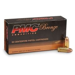 PMC Bronze 9mm Ammo 147gr FMJ 50 Rounds