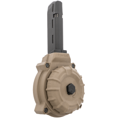 ProMag 9mm 50Round Drum Magazine for Glock 17 19 26 Pistols  FDE