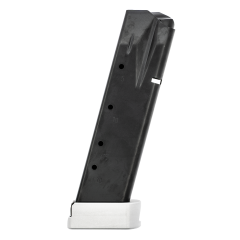 Sig Sauer P226 X-Five 9mm 20-Round Extended Magazine with Silver Base Pad