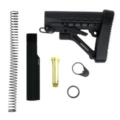 TacFire AR-15 Mil-Spec 6-Position Buffer Tube Kit w/ QD Swivel and Butt pad