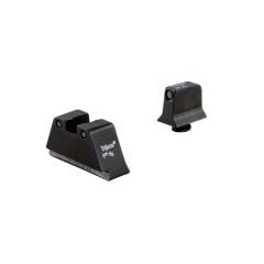 Trijicon Tritium Suppressor Height Sights Glock 17 / 19 / 22 / 34 Black Front & Rear