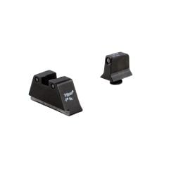 Trijicon Tritium Suppressor Height Sights Glock 20 / 21 / 41 Black Front & Rear