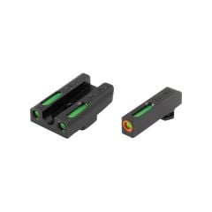 Truglo Brite Site TFX Pro Tritium / Fiber Optic Sights for Glock 42 / 43 Pistols