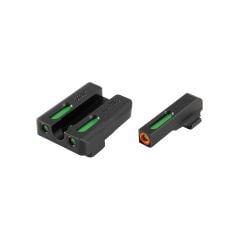 Truglo Brite Site TFX Pro Tritium / Fiber Optic Sights for Sig Sauer #8 Front and Rear