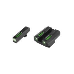 Truglo Brite Site TFX Tritium / Fiber Optic Sights for Walther P99 and PPQ Pistols