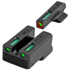 Truglo TFX Pro Tritium/Fiber Optic Sights for Commander and Officer 1911 Pistols with Novak Cut
