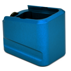 Warne Scope Mounts +5 Extended Base Pad for Sig Sauer P320 Pistols - Blue