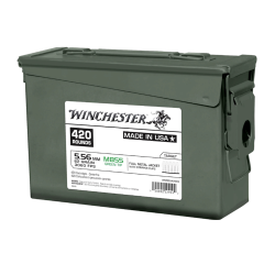 Winchester USA Green Tip 5.56x45mm NATO Ammo 62gr FMJ 420 Rounds