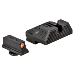 ZEV Technologies .215 Tritium Front with Orange Ring / Combat V2 Rear Sight Set